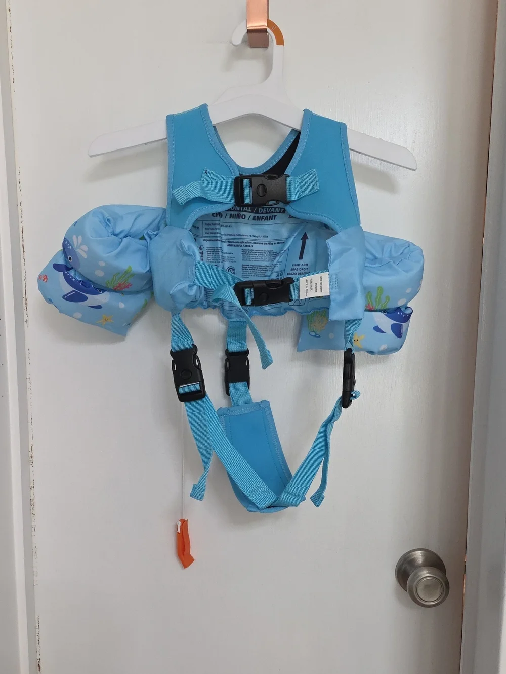 Moko Infant Blue Swim Vest with Arm Floats